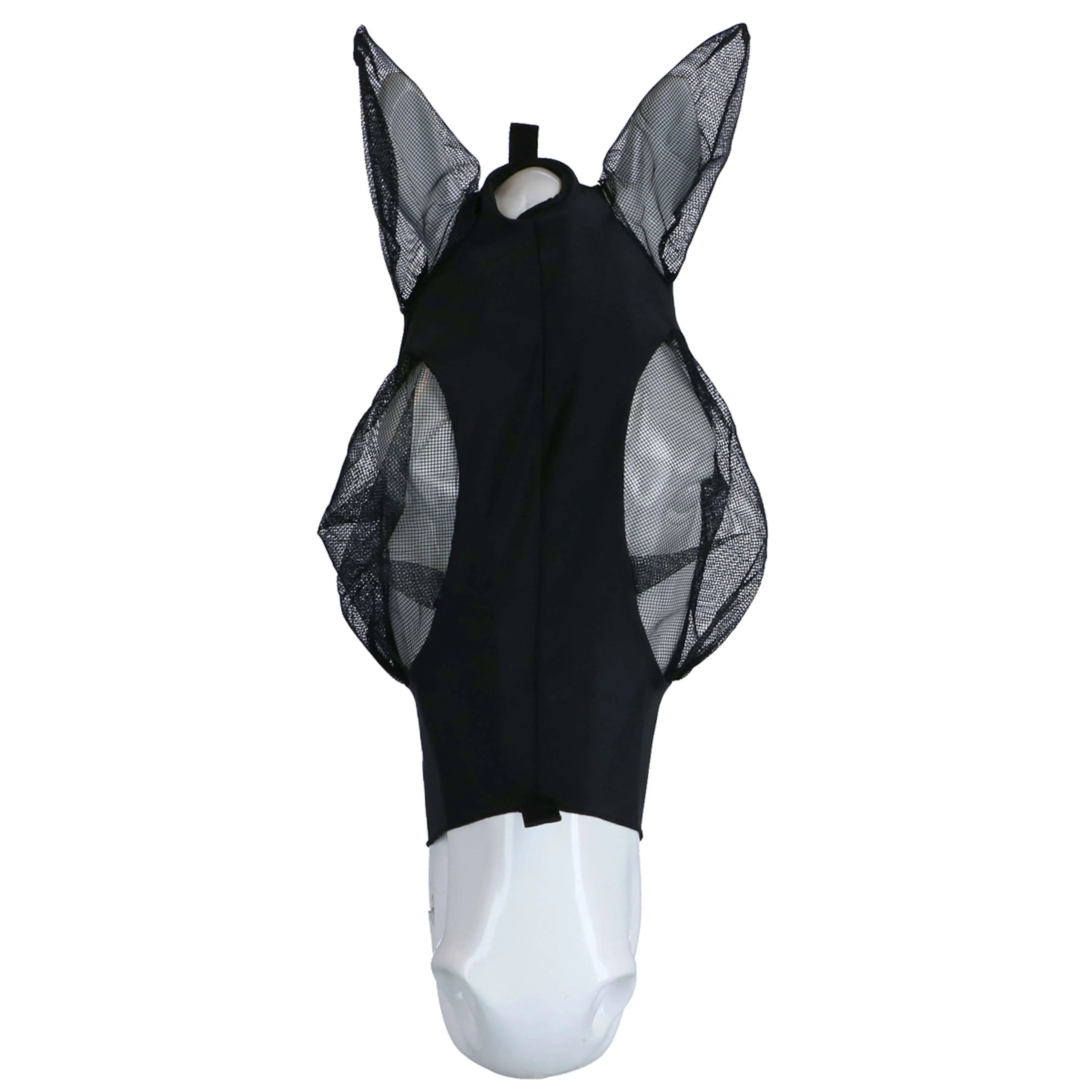 WeatherBeeta Masque Anti-Mouches Deluxe Stretch Bug avec Oreilles Noir - Image 2